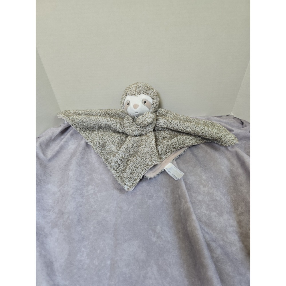 Carters Sloth Lovey Security Blanket Plush Baby Blankie